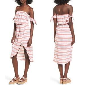 LOVERS + FRIENDS Dress Womens Size XS Striped Feminine Summer Beach Coastal